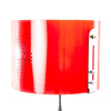 نمای پشت flexi-screen-guard قرمز - فلکسی اسکرین گارد - ایزولاتور میکروفون - پنل آکوستیک