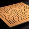 نمای azteka-w absorption - آزتکا پنل آکوستیک جذب کننده صدا-دکونیک طرح چوب