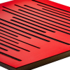 ظاهر wavewood absorption-win قرمز - پنل آکوستیک جذب کننده صدا وین آکوستیک