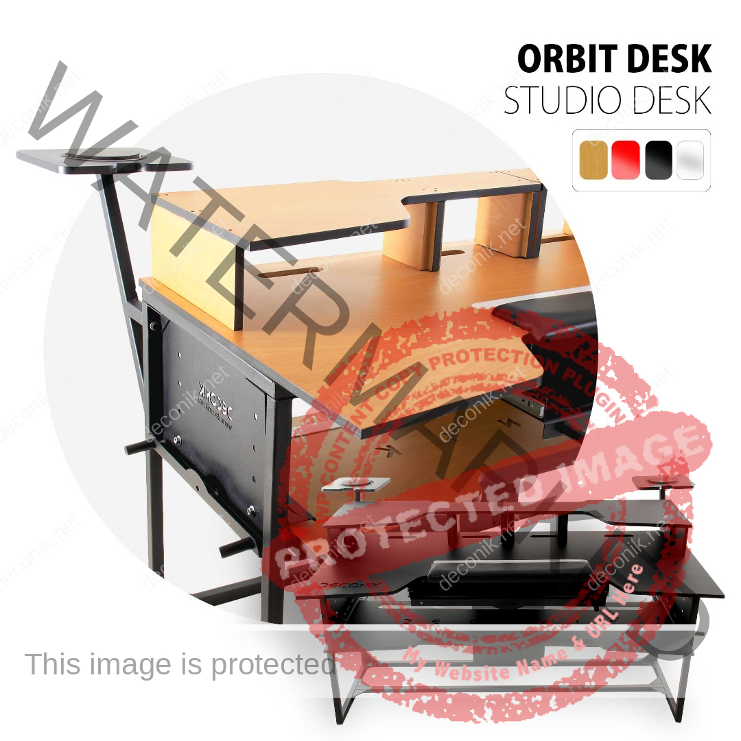 مشخصات میز استودیو اربیت - دکونیک تولید کننده پنل آکوستیک - studio desk Orbit -